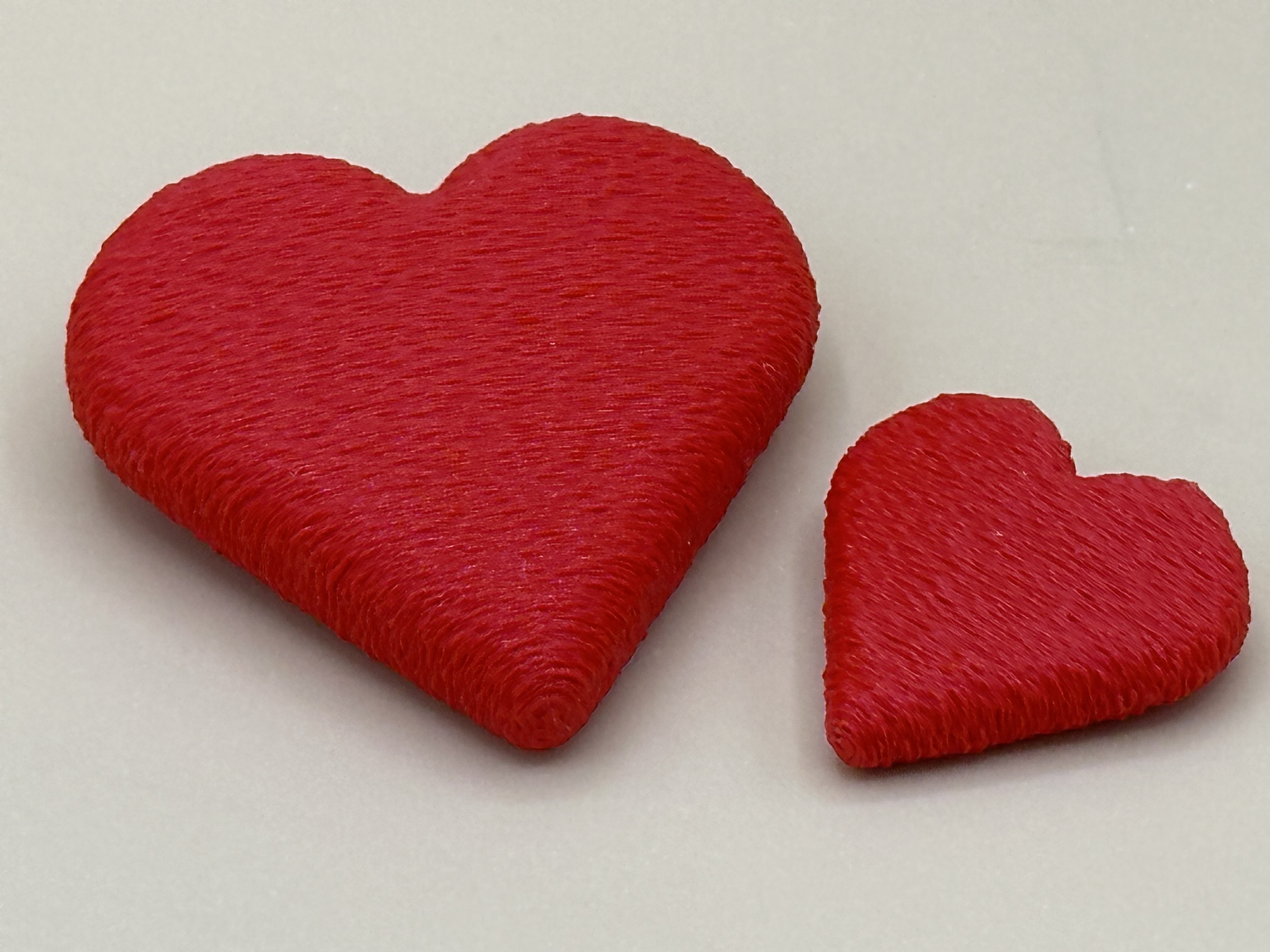 Fuzzy Heart Decoration
