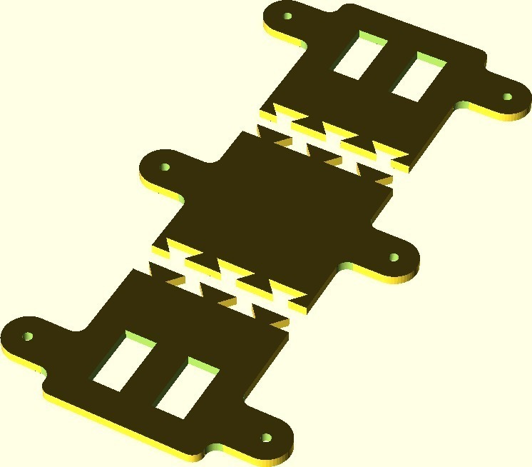 Parametric dovetail generator for OpenScad