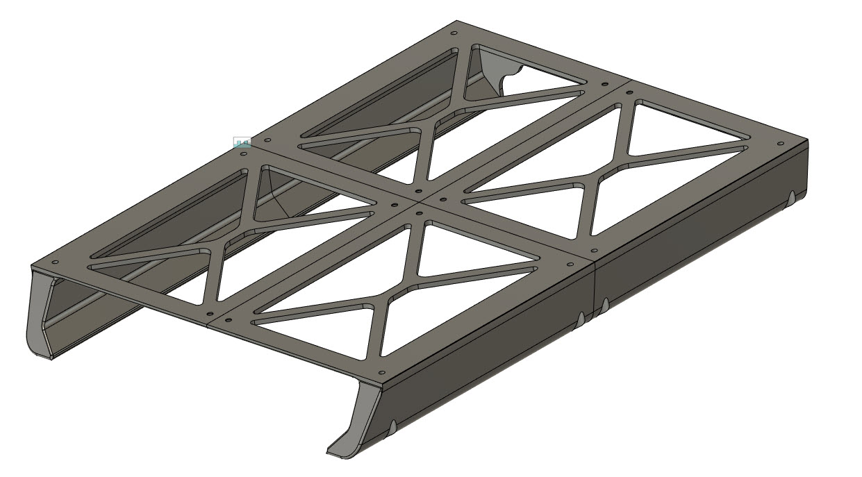 Under Desk Computer Shelf