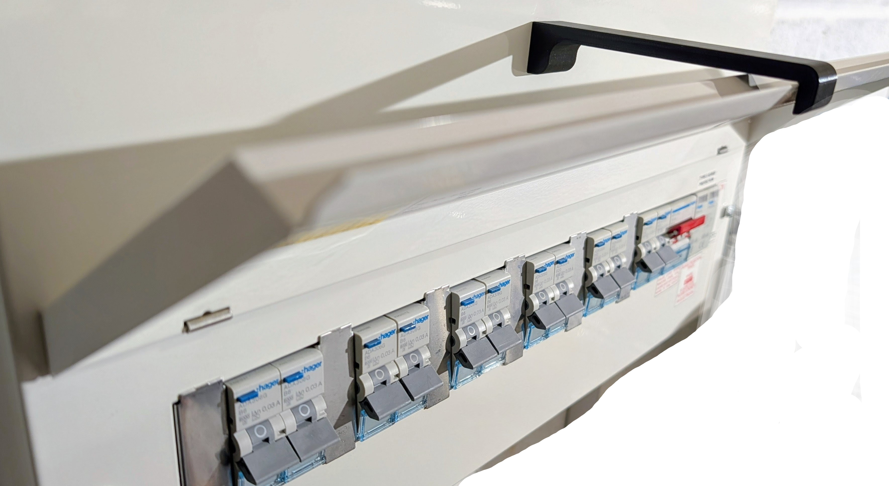 Hager Consumer Unit lid holder