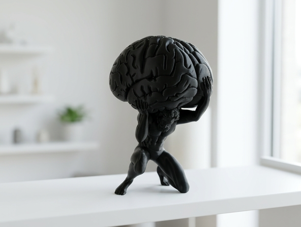Atlas Brain Sculpture