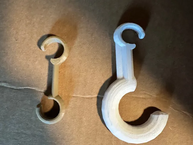 Under Bed Metal Bar Hooks