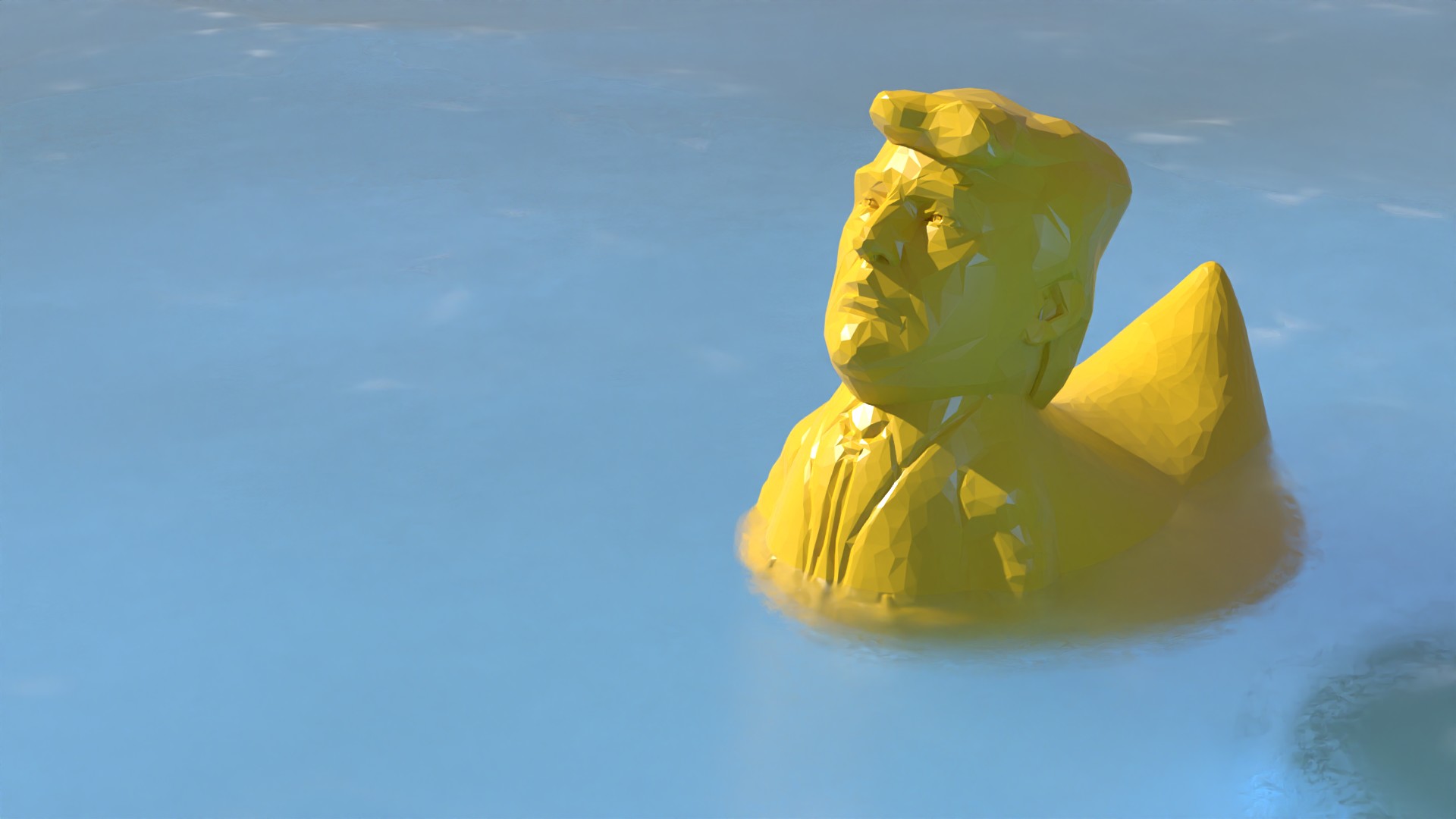 Bigly Floatin' Duck