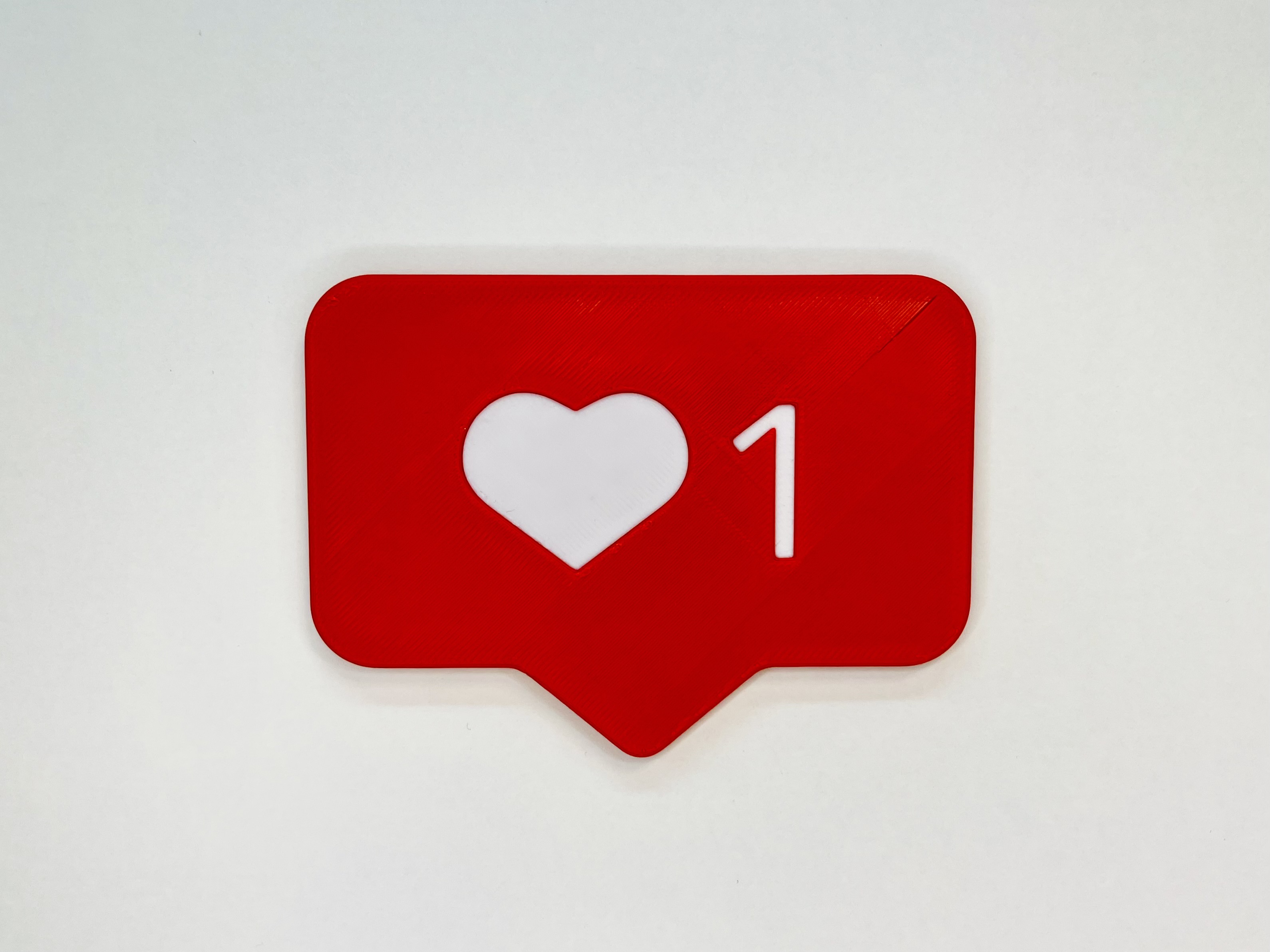 Instagram like Love Button By Peter H Download Free STL Model 