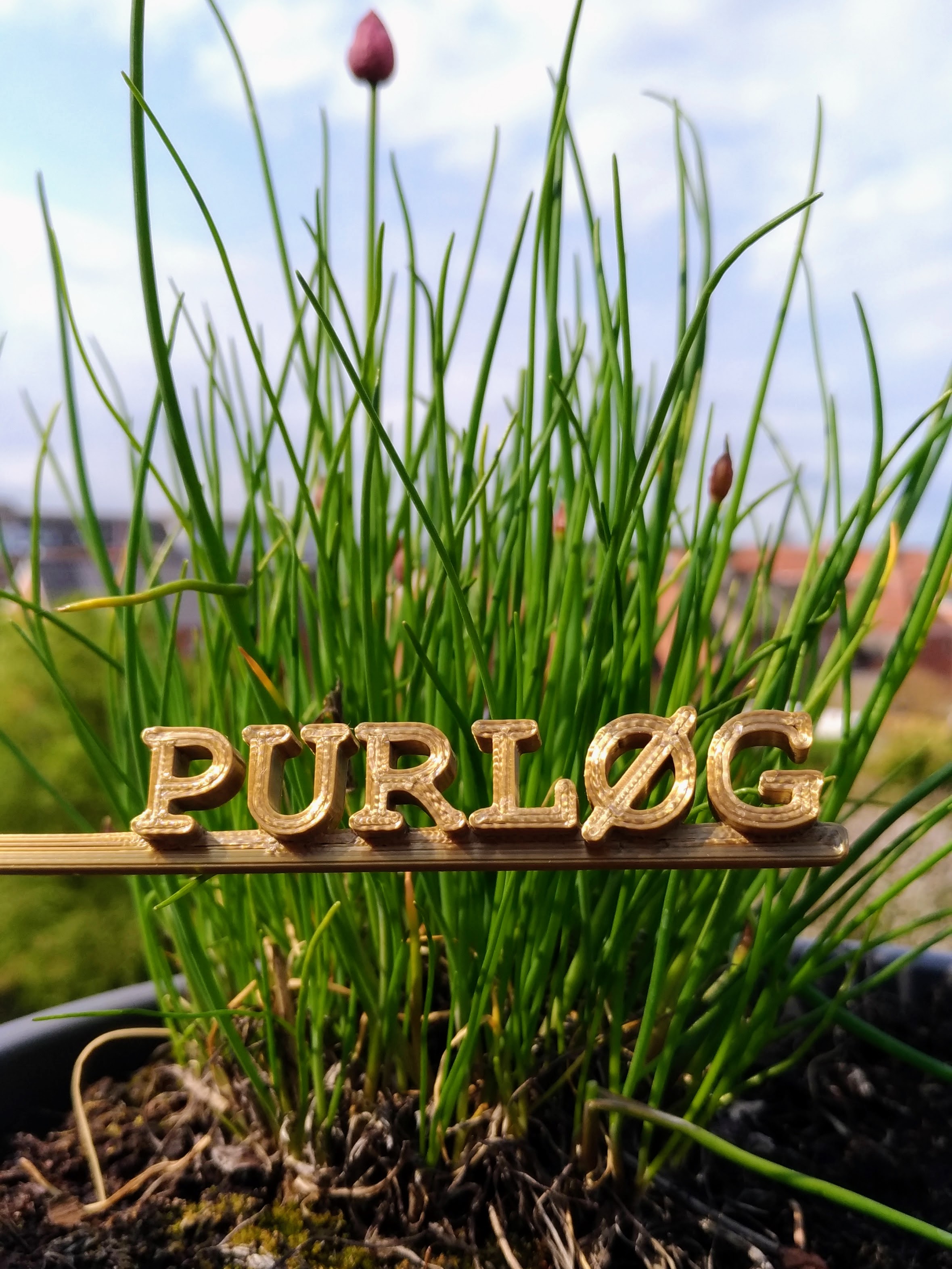 Herb tags for garden - Danish