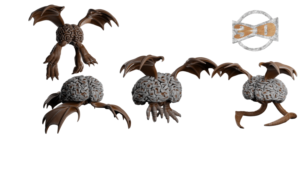 Airborne intellect devourers by EdwinD | Download free STL model ...