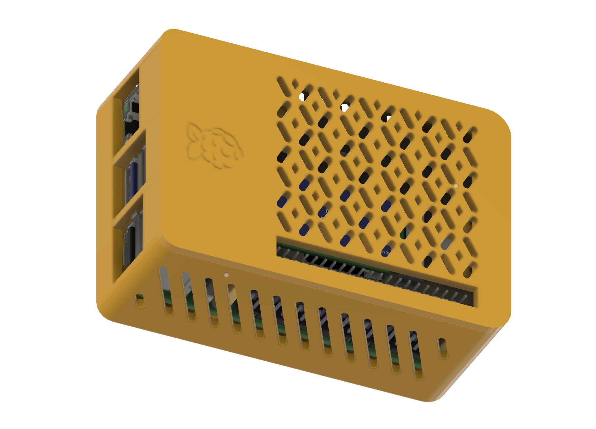 Raspberry Pi5 PCIe NVMe Case for Waveshare M.2 HAT+ UPDATED 21Nov24 by ...