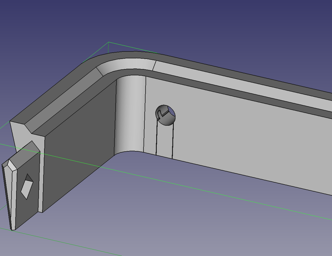 Elegoo Saturn Riser Mod for Cable Exit