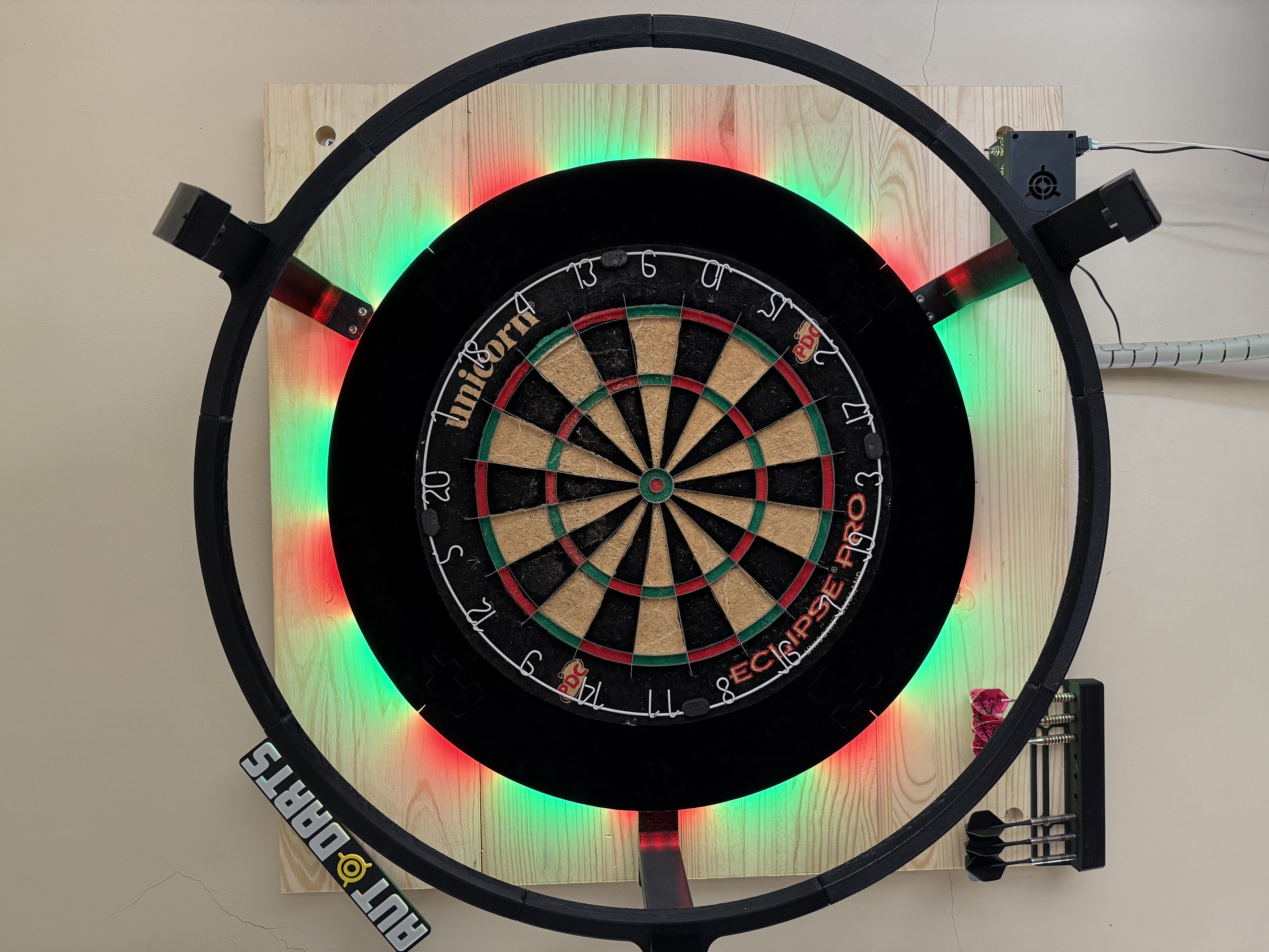 Autodarts WLED backboard ring