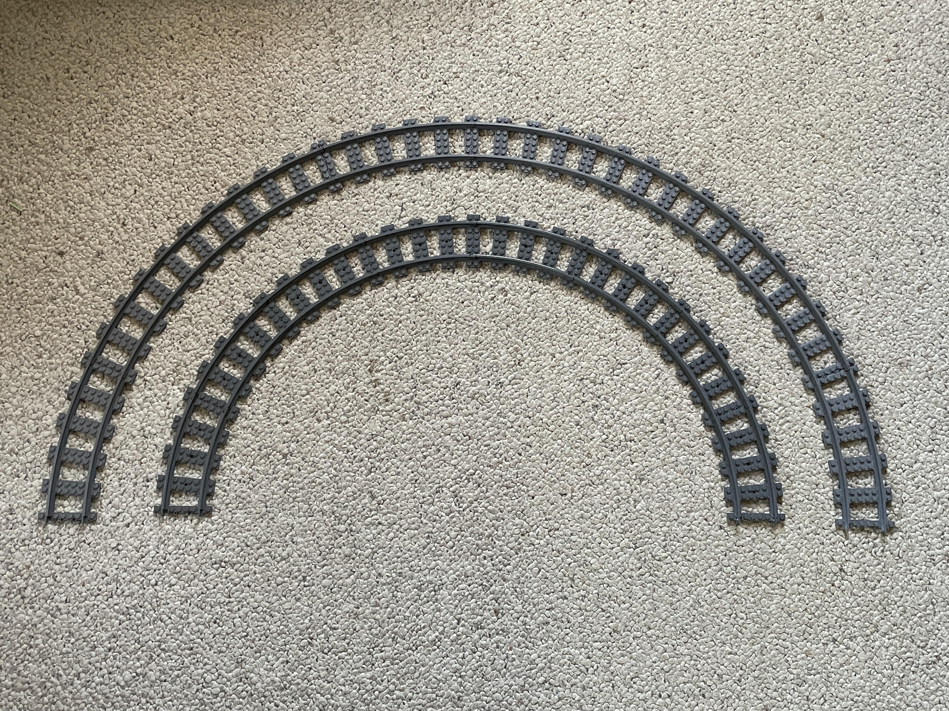 R56 Curve L Gauge Train Track Compatiple with LEGO Track by Bob Hayes Download free STL model Printables