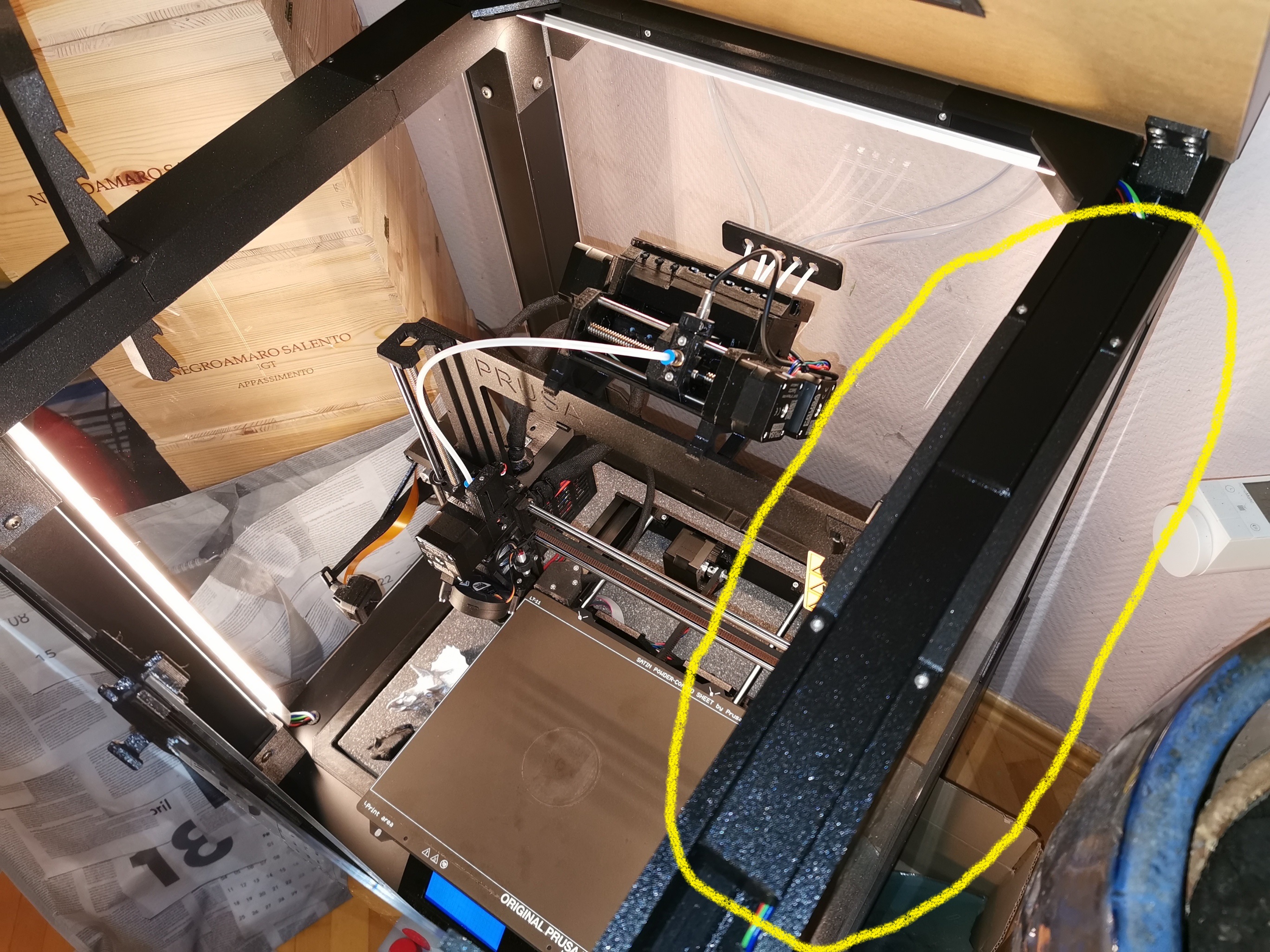 LACK Enclosure - Electronics & Wiring Cover top right