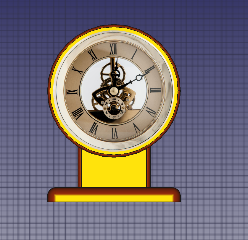 Rosdorf type mantel clock