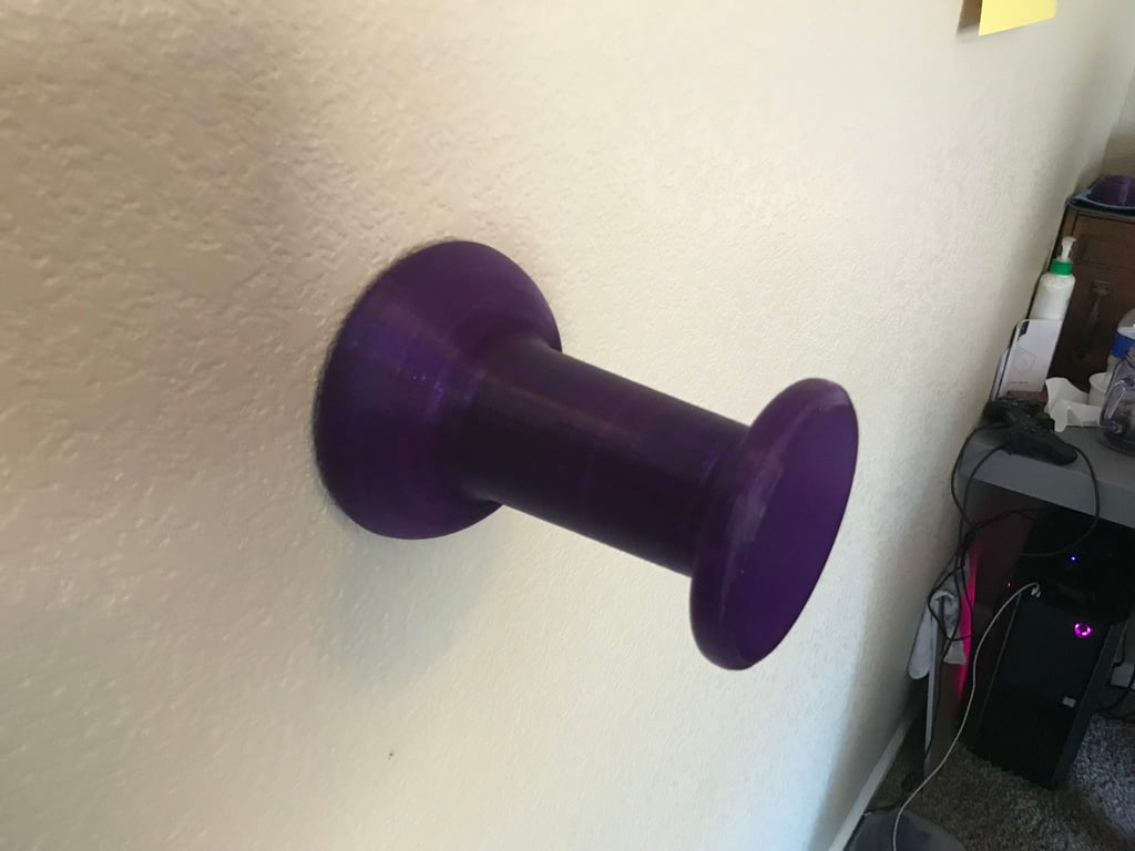 Miniatura 3 do modelo 3D Giant Pushpin wall hook/hanger.
