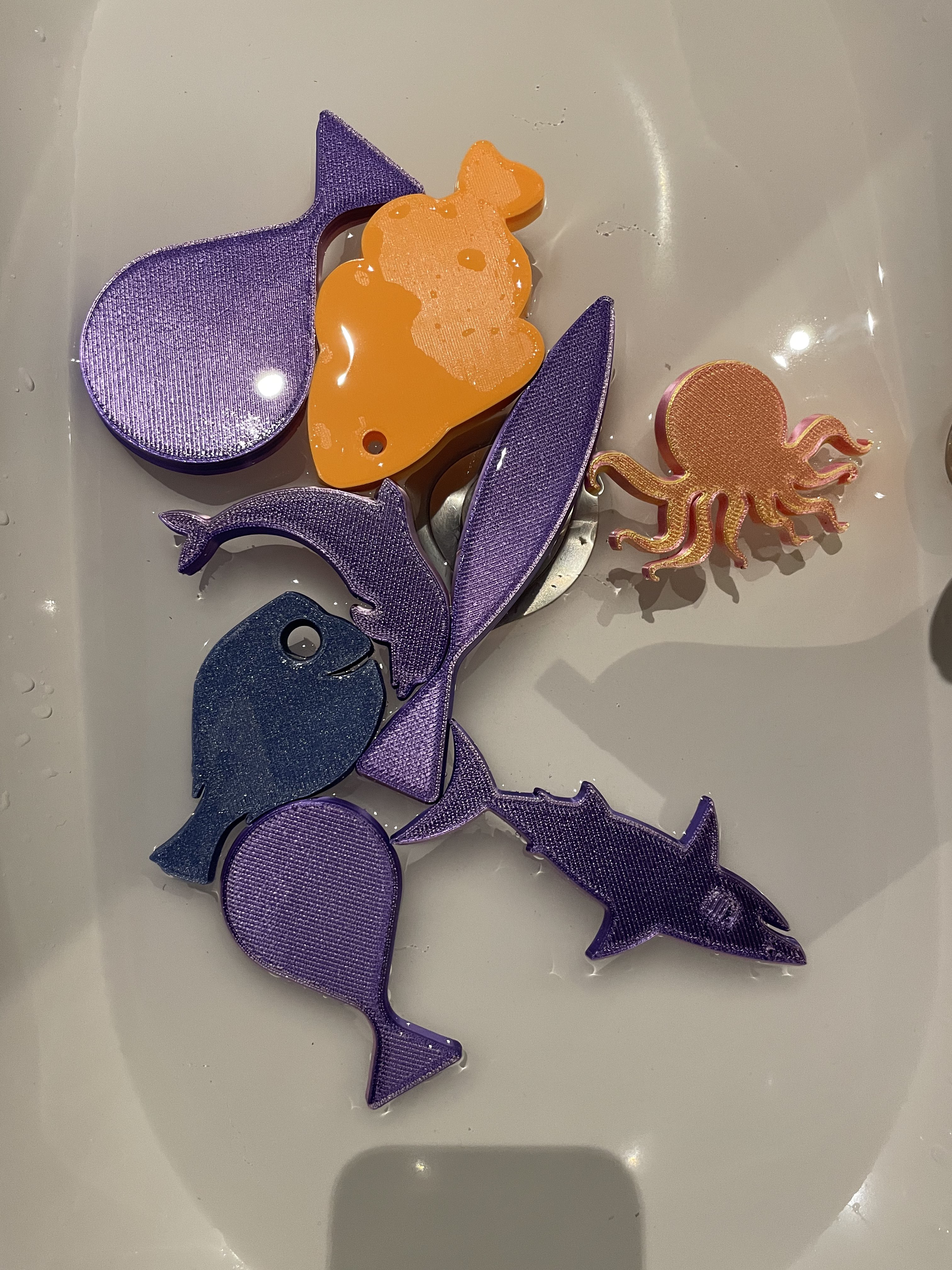 Floating fishies