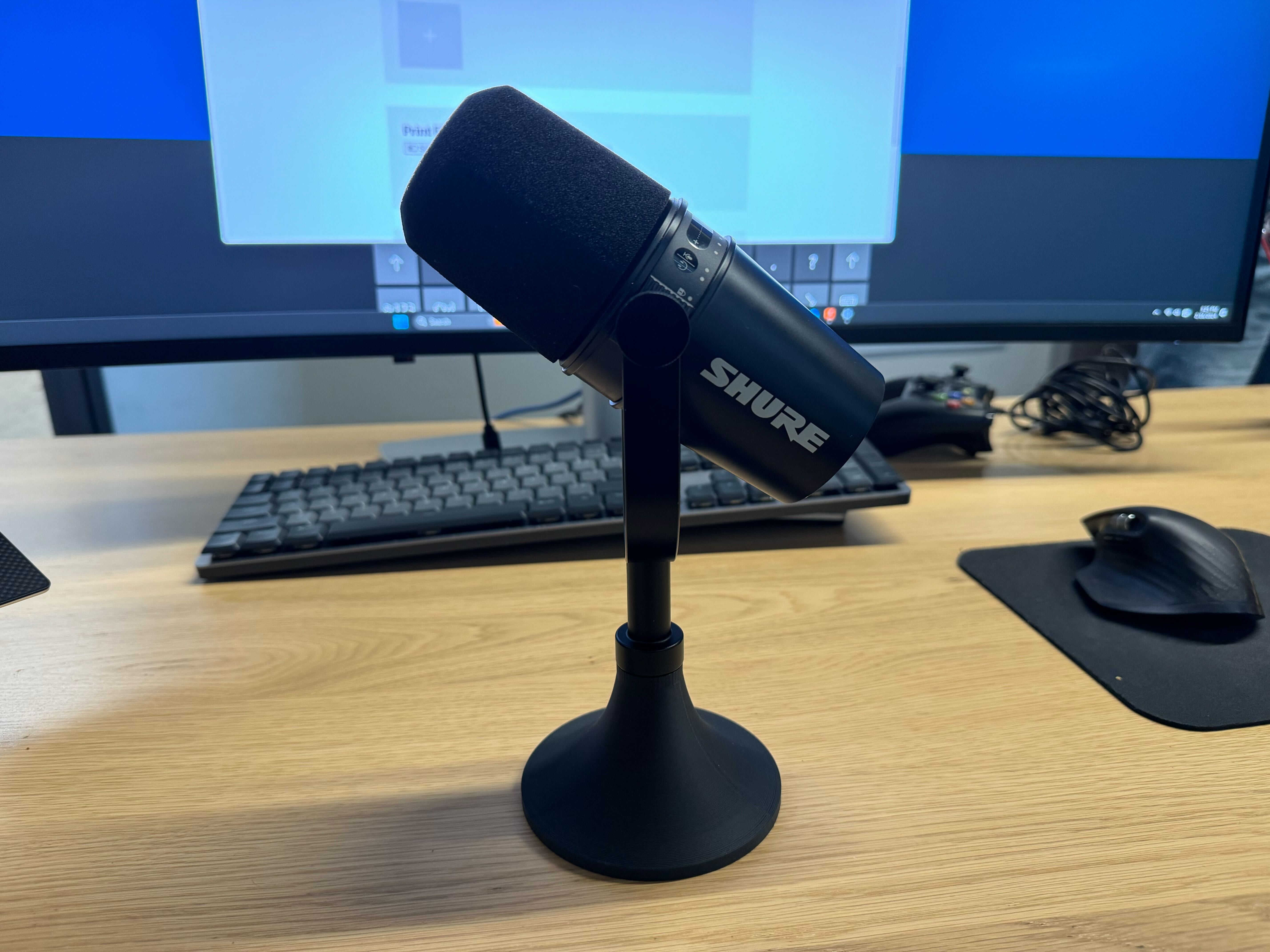 Compact Microphone Stand - Fits Standard 5/8 - 27 Mics