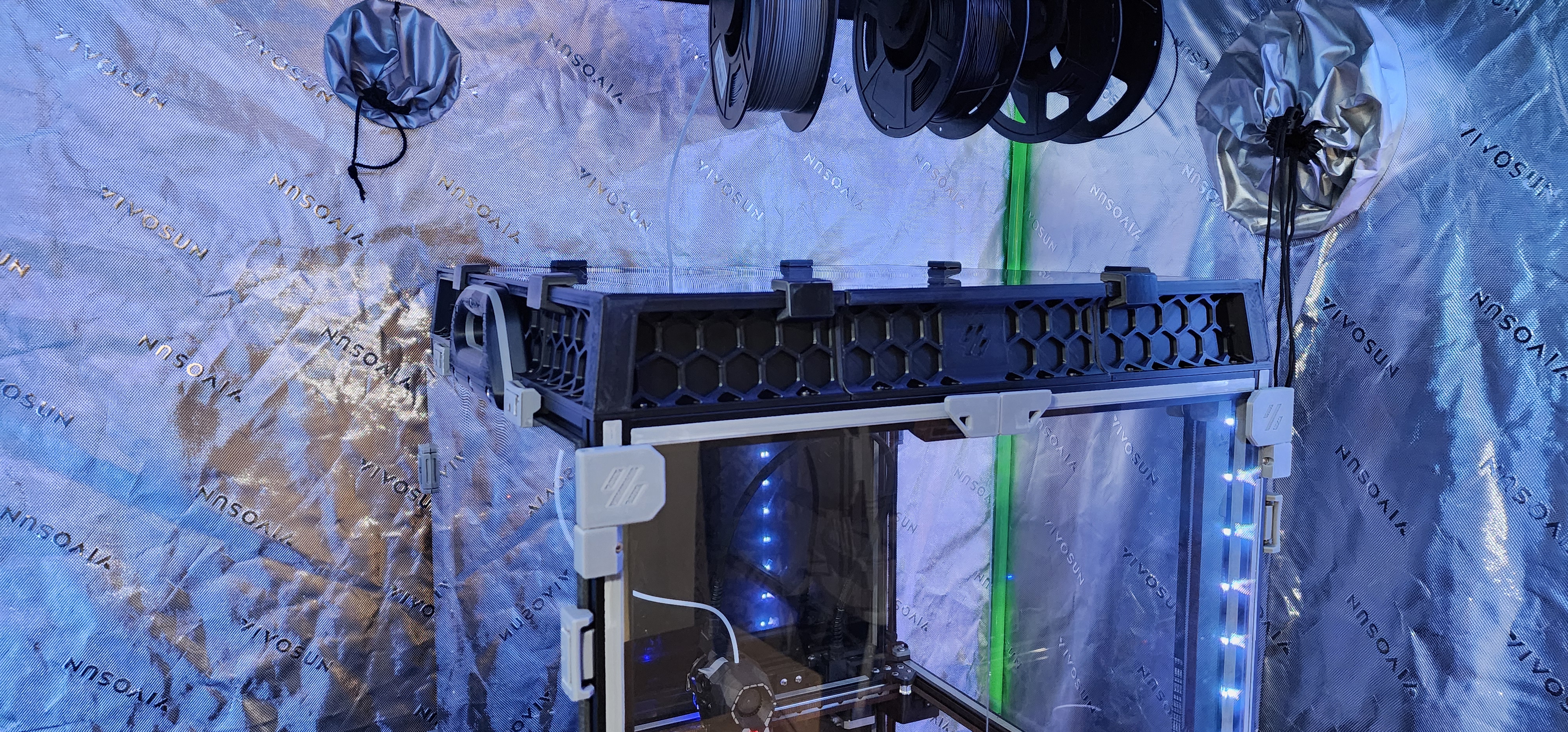 Voron 2.4 / Trident Canopy Top Hat - REMIX For 1-0-R Handle