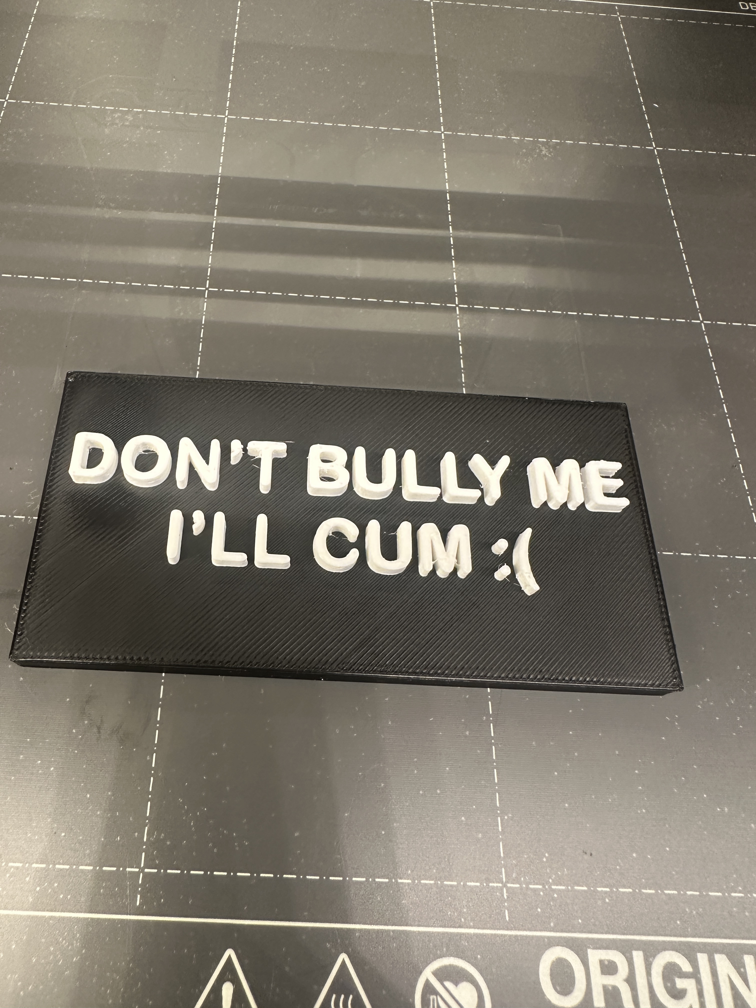 Don't Bully Me I'll Cum :( Sign