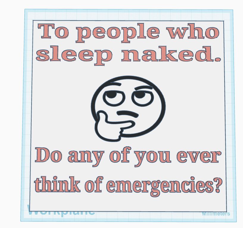 Sleep Naked Sign