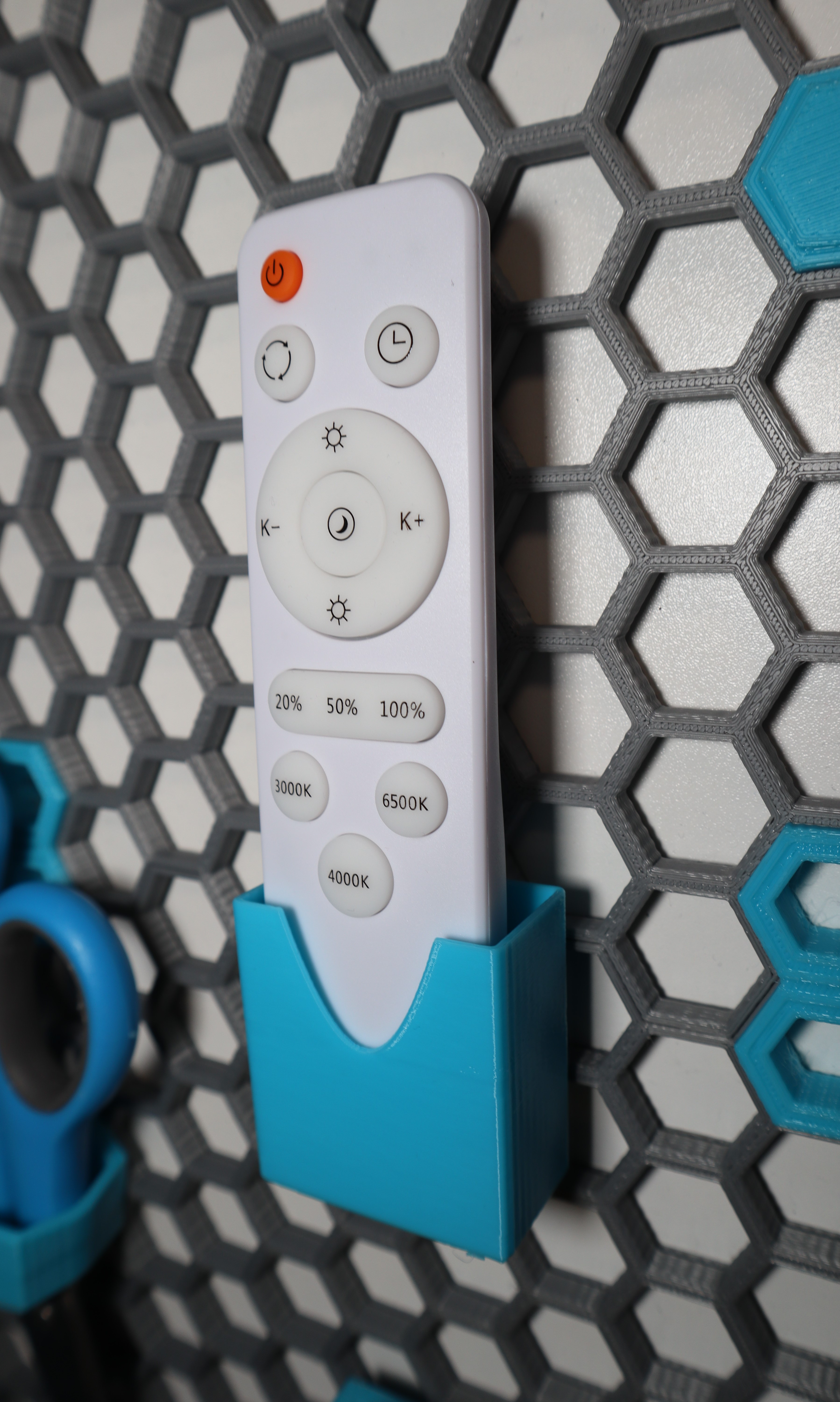 Remote Holder For Honeycombwall Storage Wall