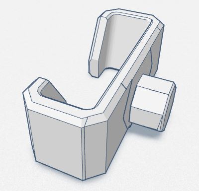 Single Cutter/Plier Holder Multiboard Push-Fit