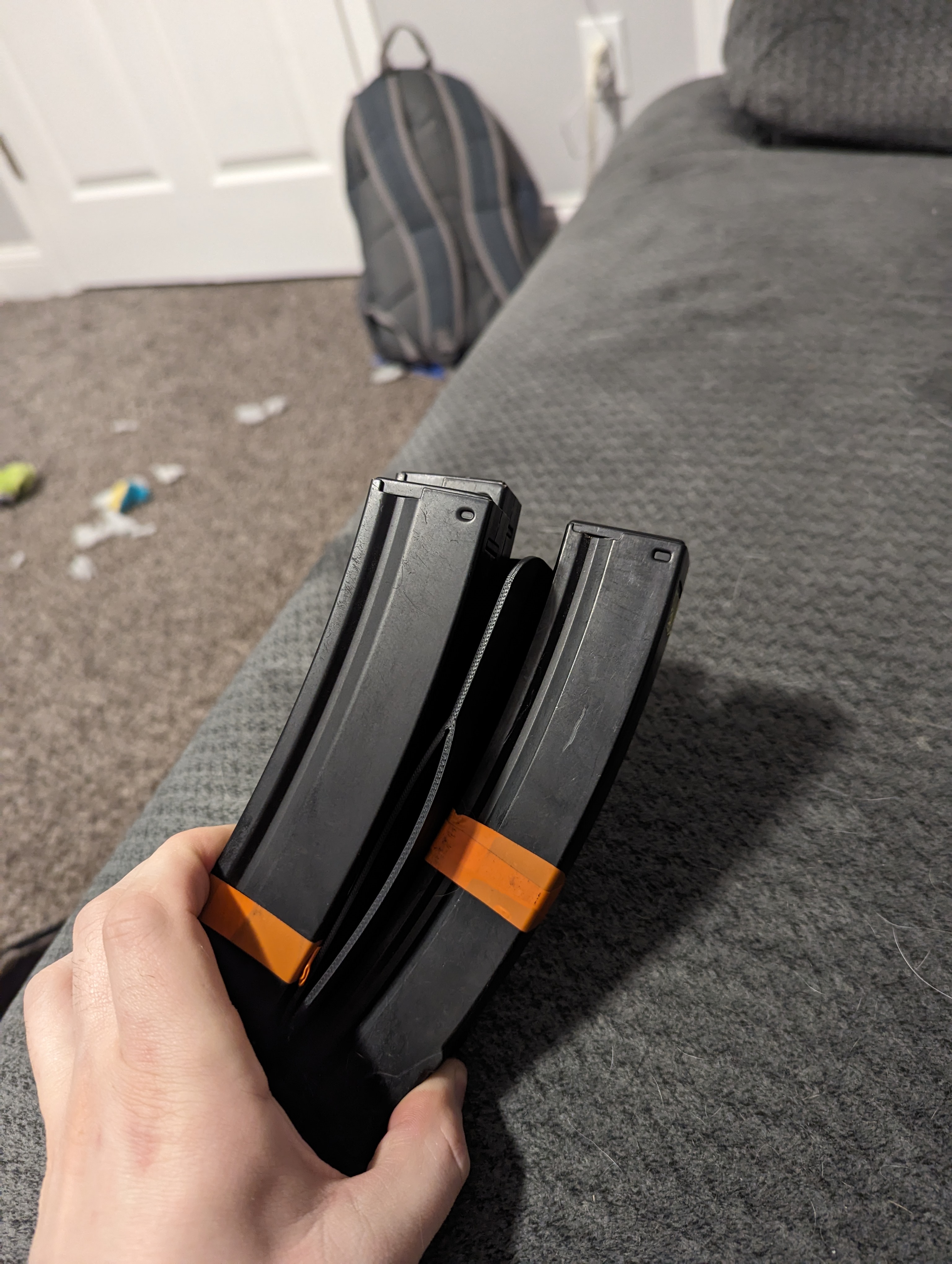 M4 pouch to MP5 magazine adapter - extended version