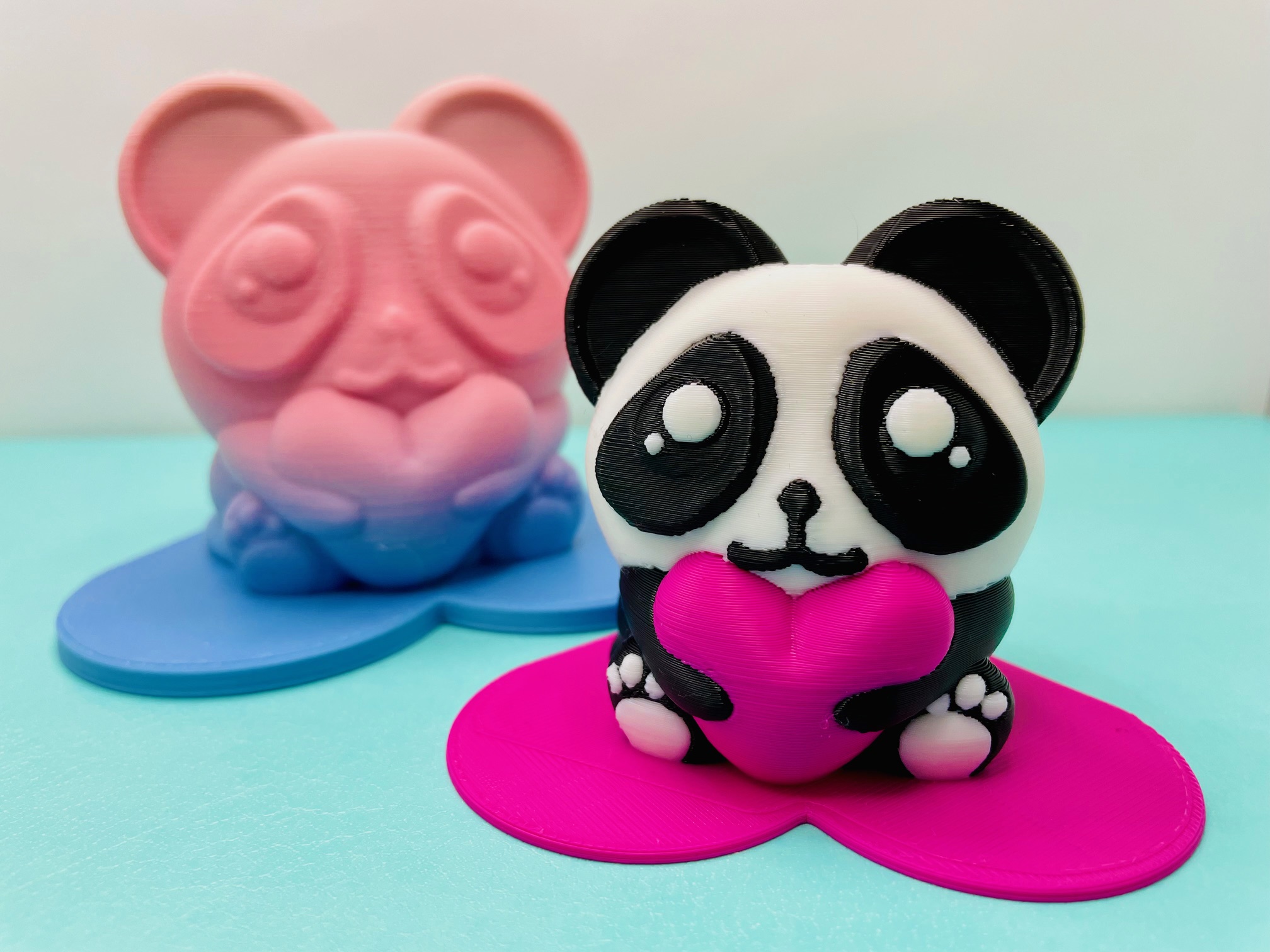 Panda with Heart