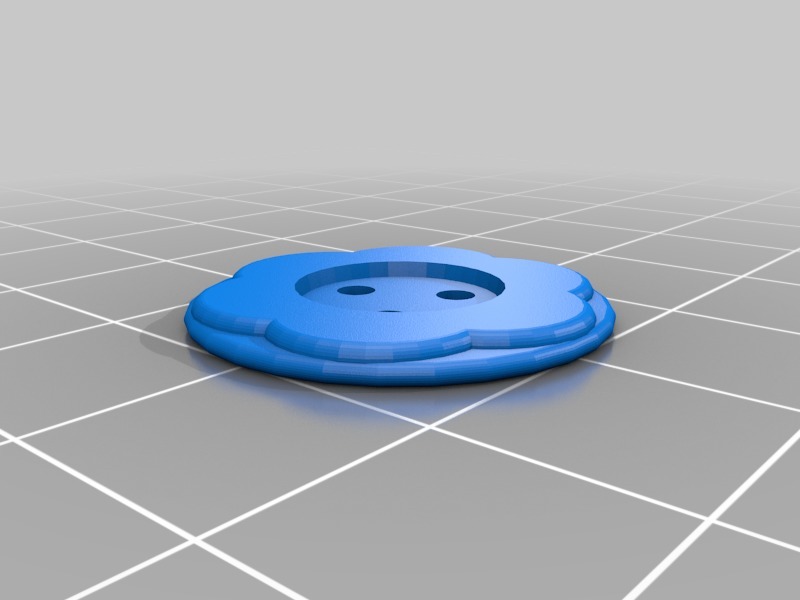 Buttons with a flower pattern by SHR3D.eu | Download free STL model ...