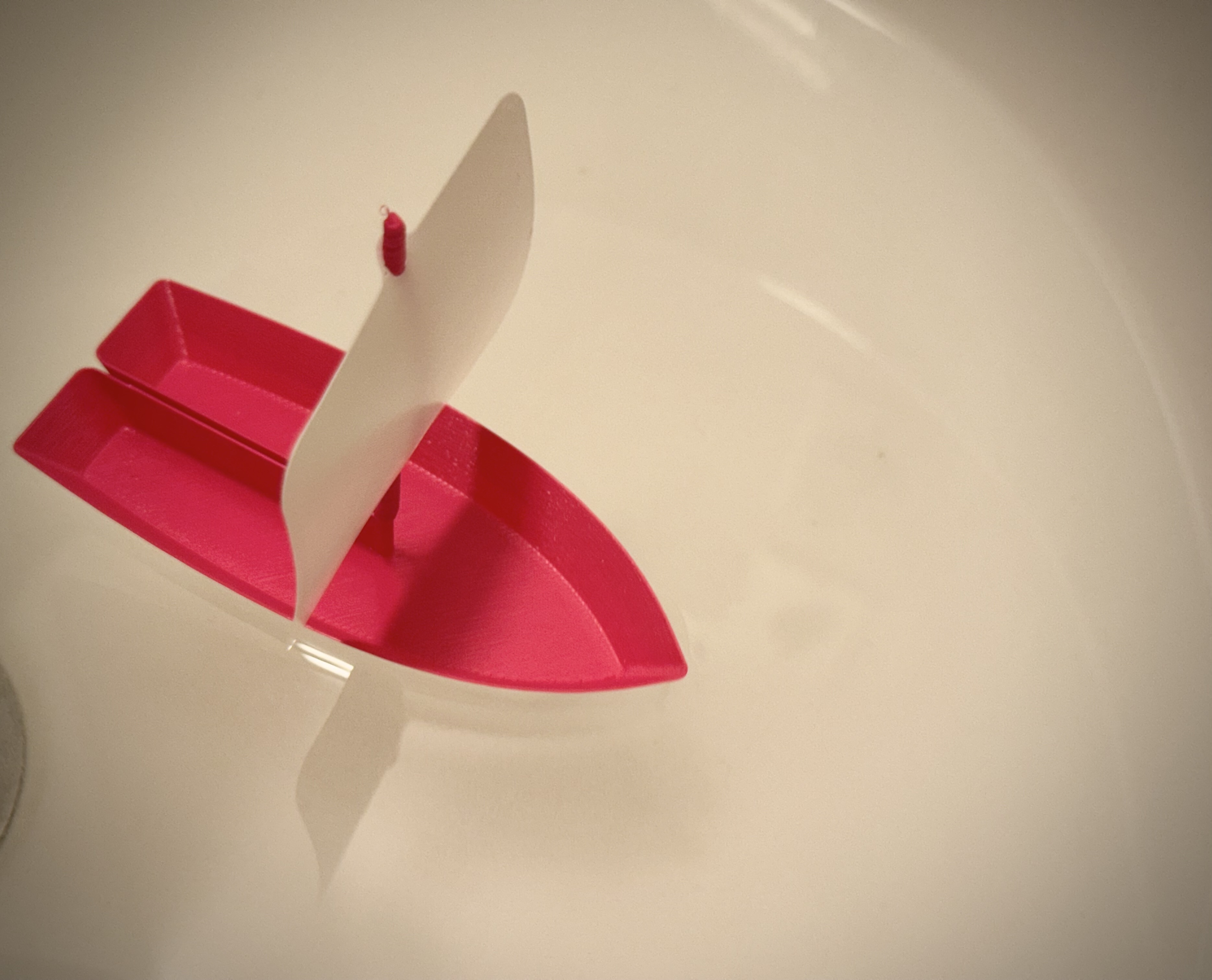 Bath sailboat 2.0, vase mode, fully functional toy in <30 mins