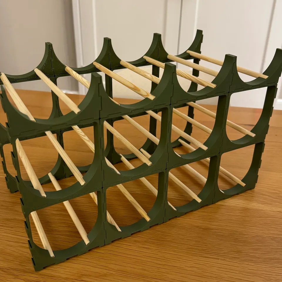 Bottle rack by bjamdesign | Download free STL model | Printables.com