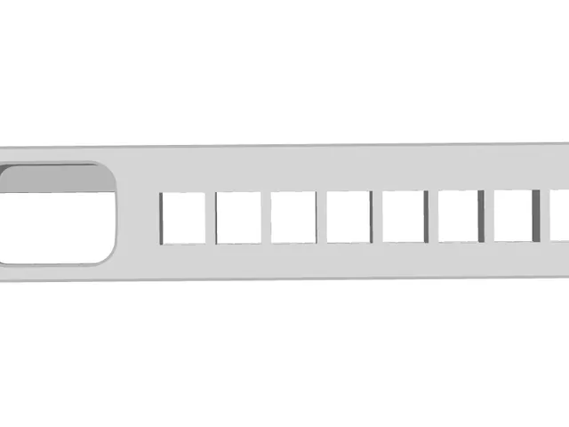 JetKVM Mount with 8 Keystones 10-inch Rack