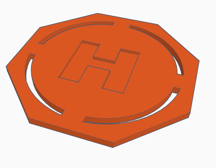 Landeplattform für Drone