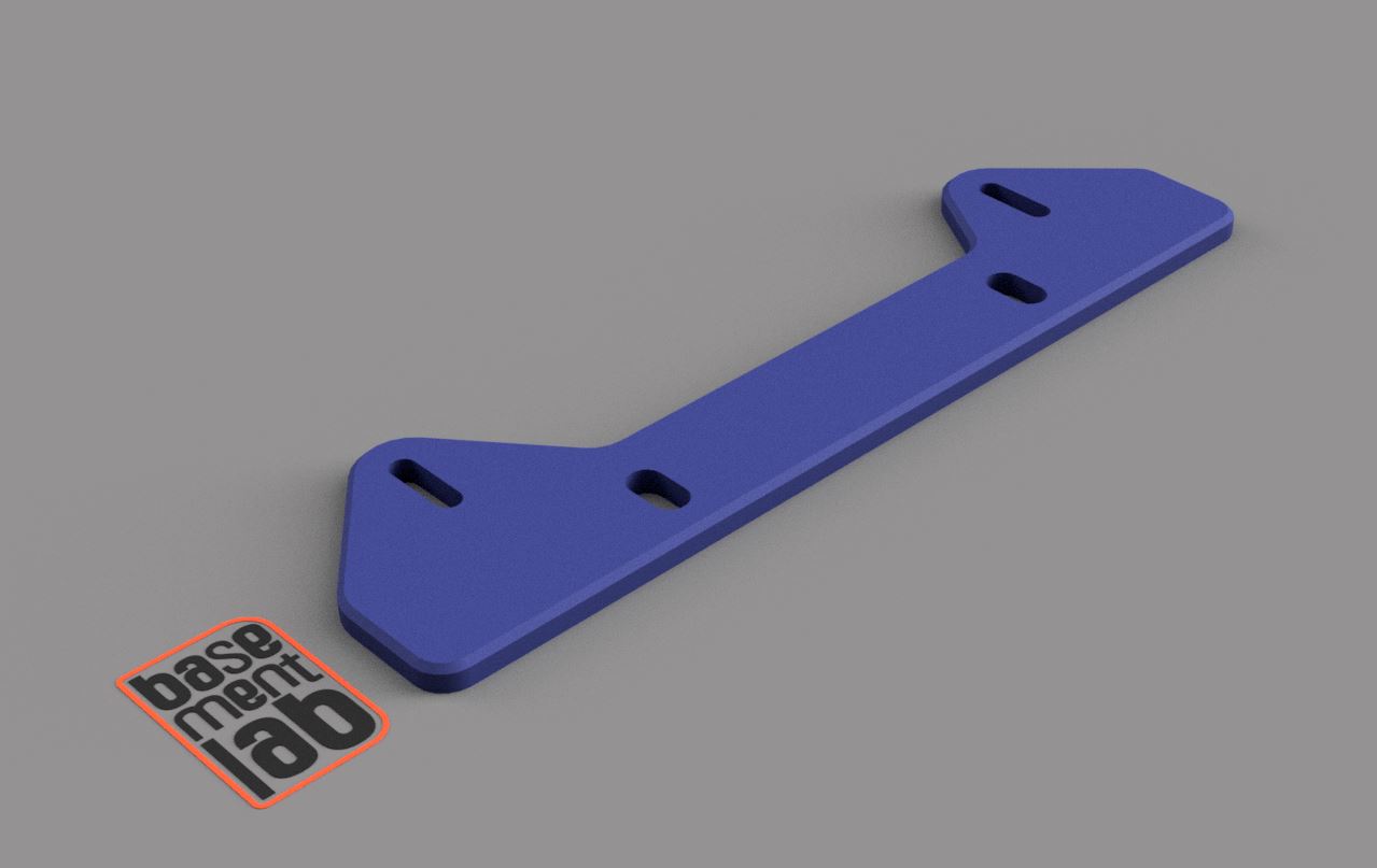 Universal PSU bracket for Alu 2020 Profile Mod. C - Staffa fissaggio alimentatore Pc per profili Alu 2020 Mod.C