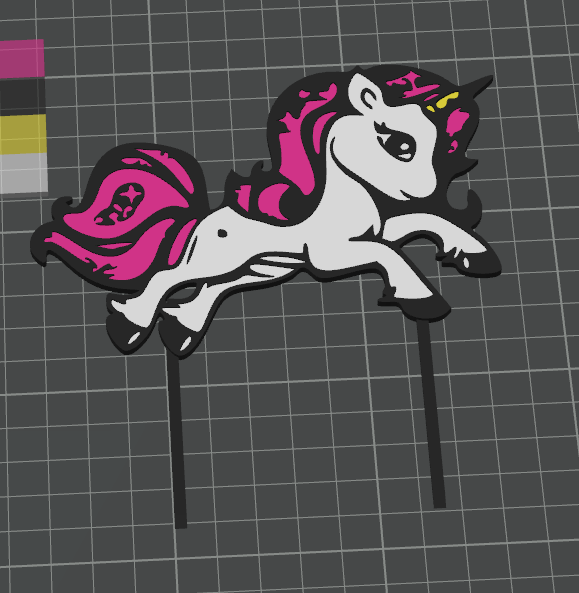 Unicorn Cake Pin