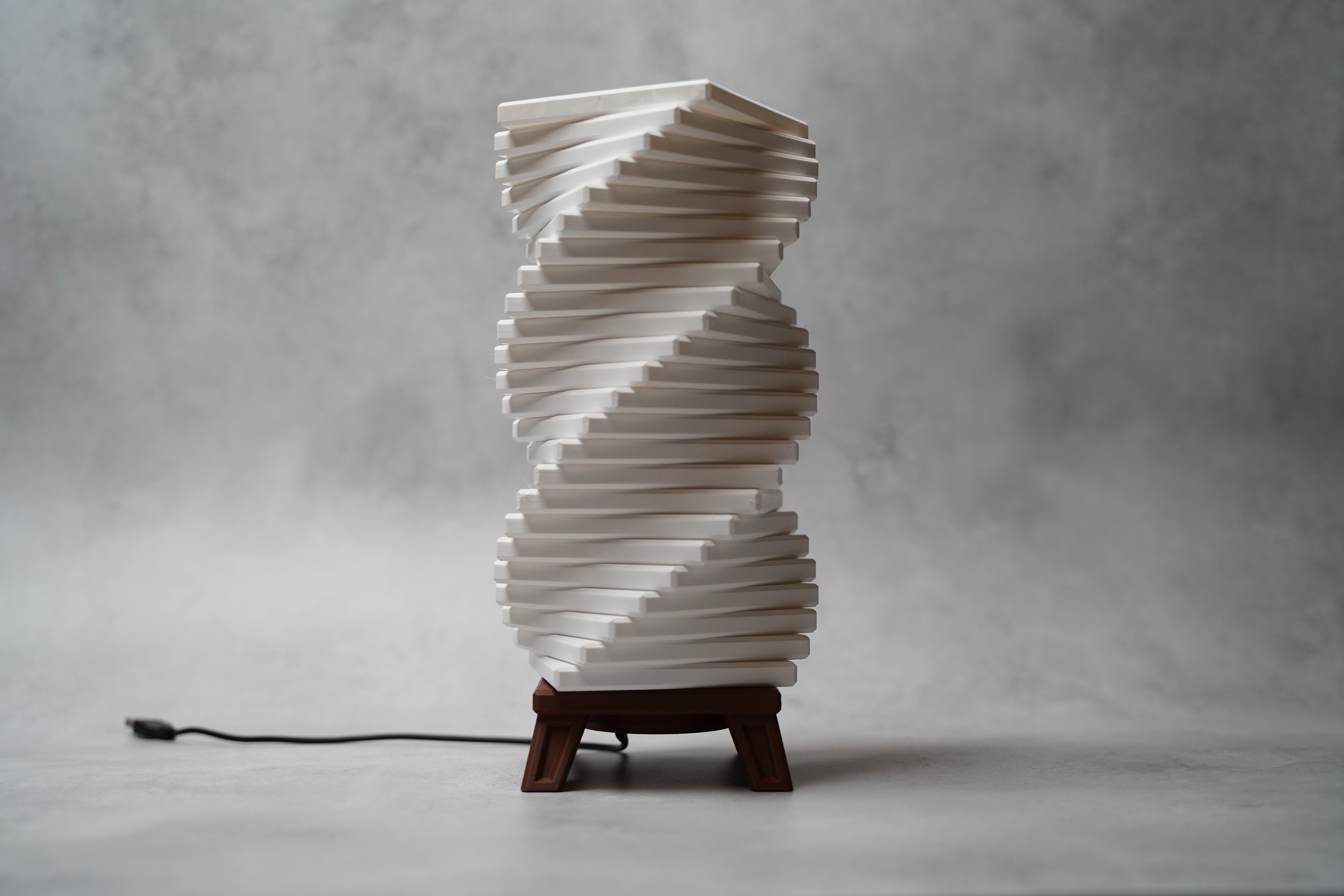 Spiral Stacked Lamp