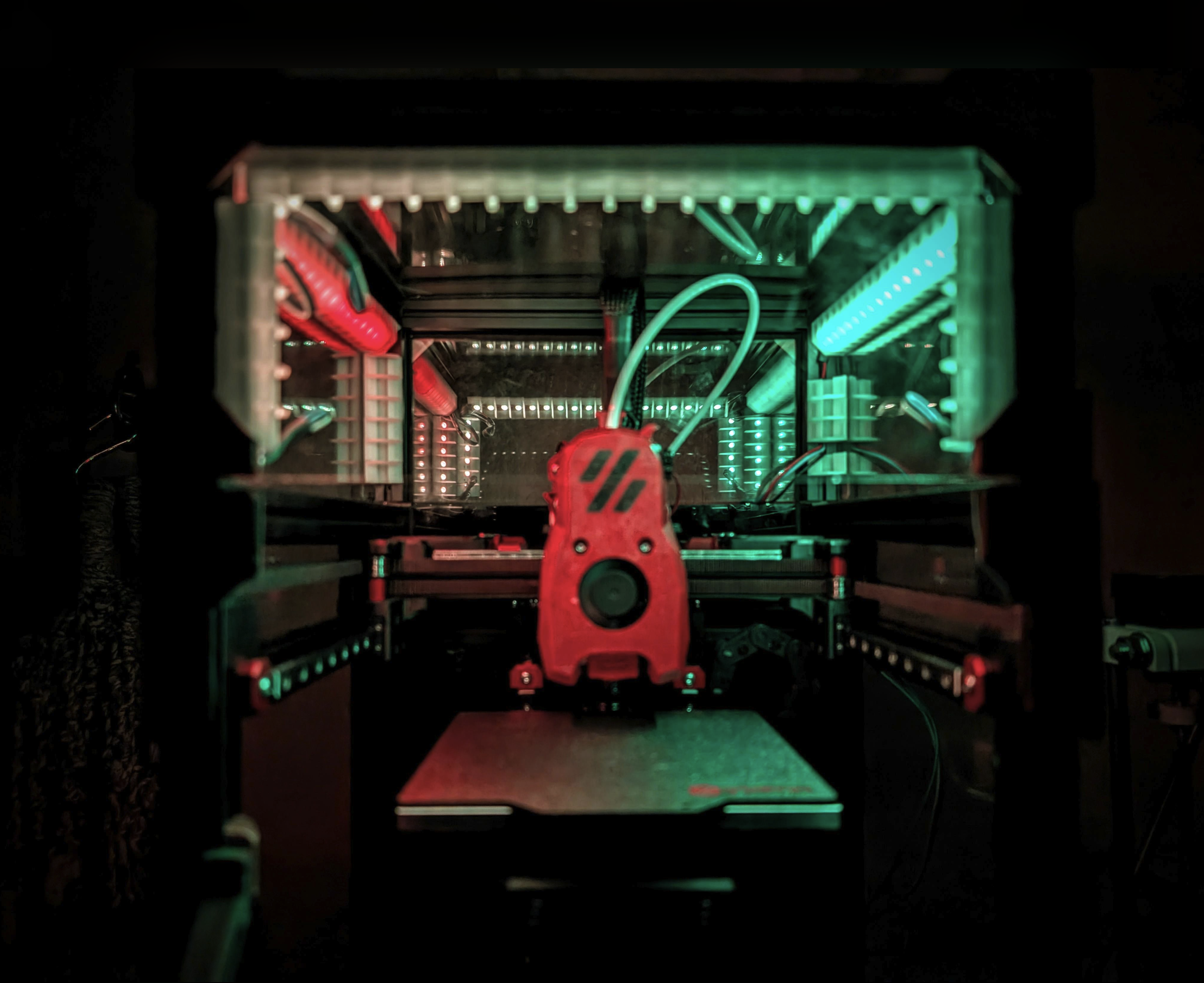 Voron 0.2 MakerBeam LED-Clip / with Cover