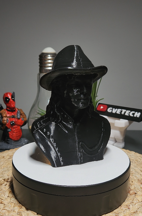Miniatura 5 do modelo 3D Michael Jackson Bust