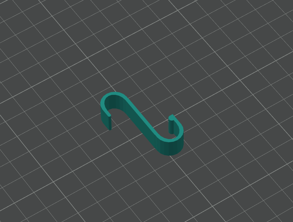 Miniatura 2 do modelo 3D Simple Hook / Einfache Haken