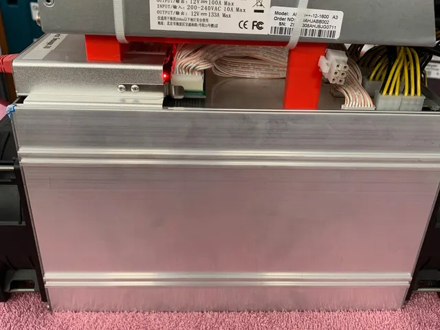 Antminer L3+ PSU top mount