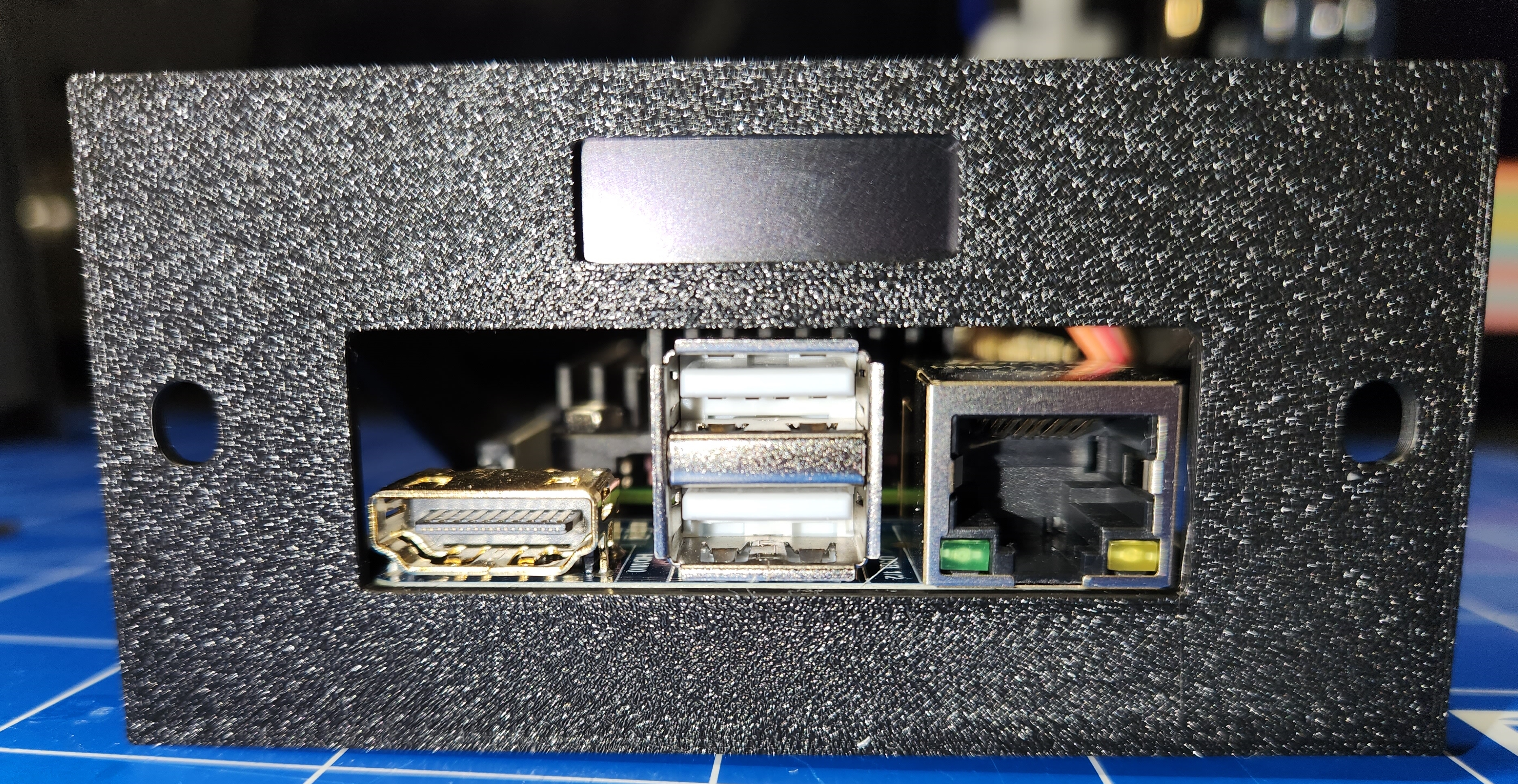 2U 19 inch rack vertical front panel mount for raspberry pi compute module CM4 and oled display