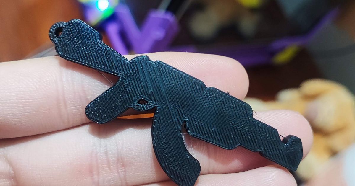 Ak47 cs2 keychain by salesamir download free stl model printables