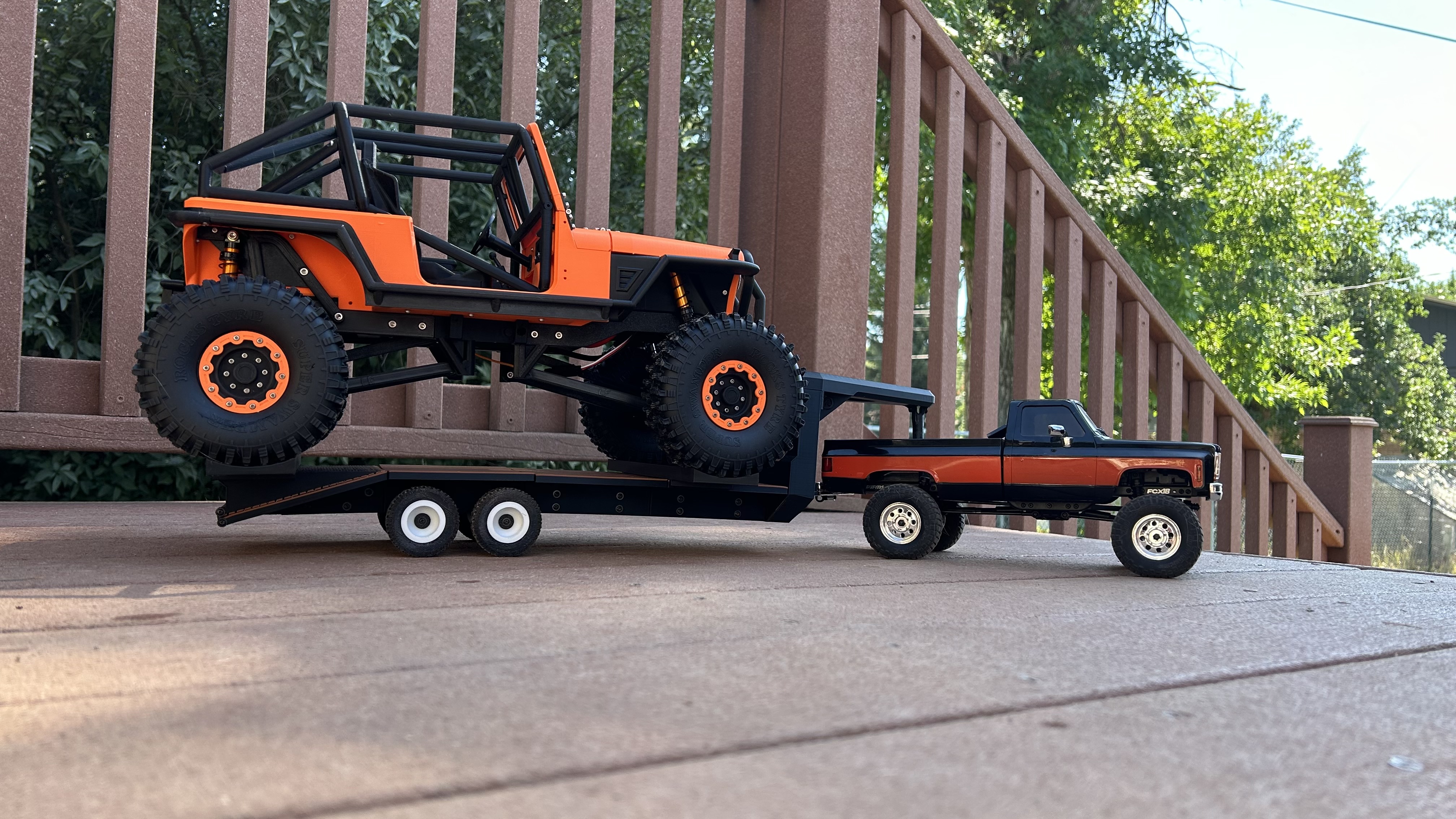 1/18 Scale Flatbed Trailer — miniatura 6