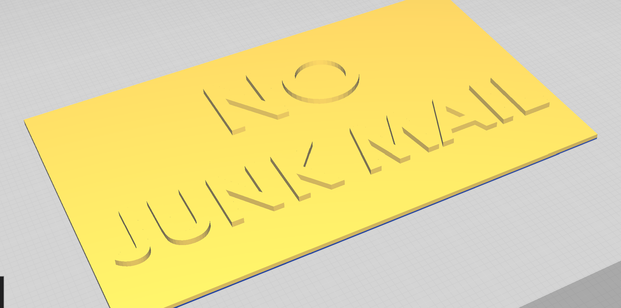 no-junk-mail-letterbox-sign-by-mipen-download-free-stl-model
