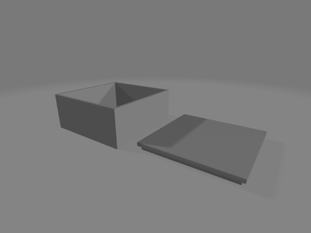 Box with lid by Wajpie | Download free STL model | Printables.com