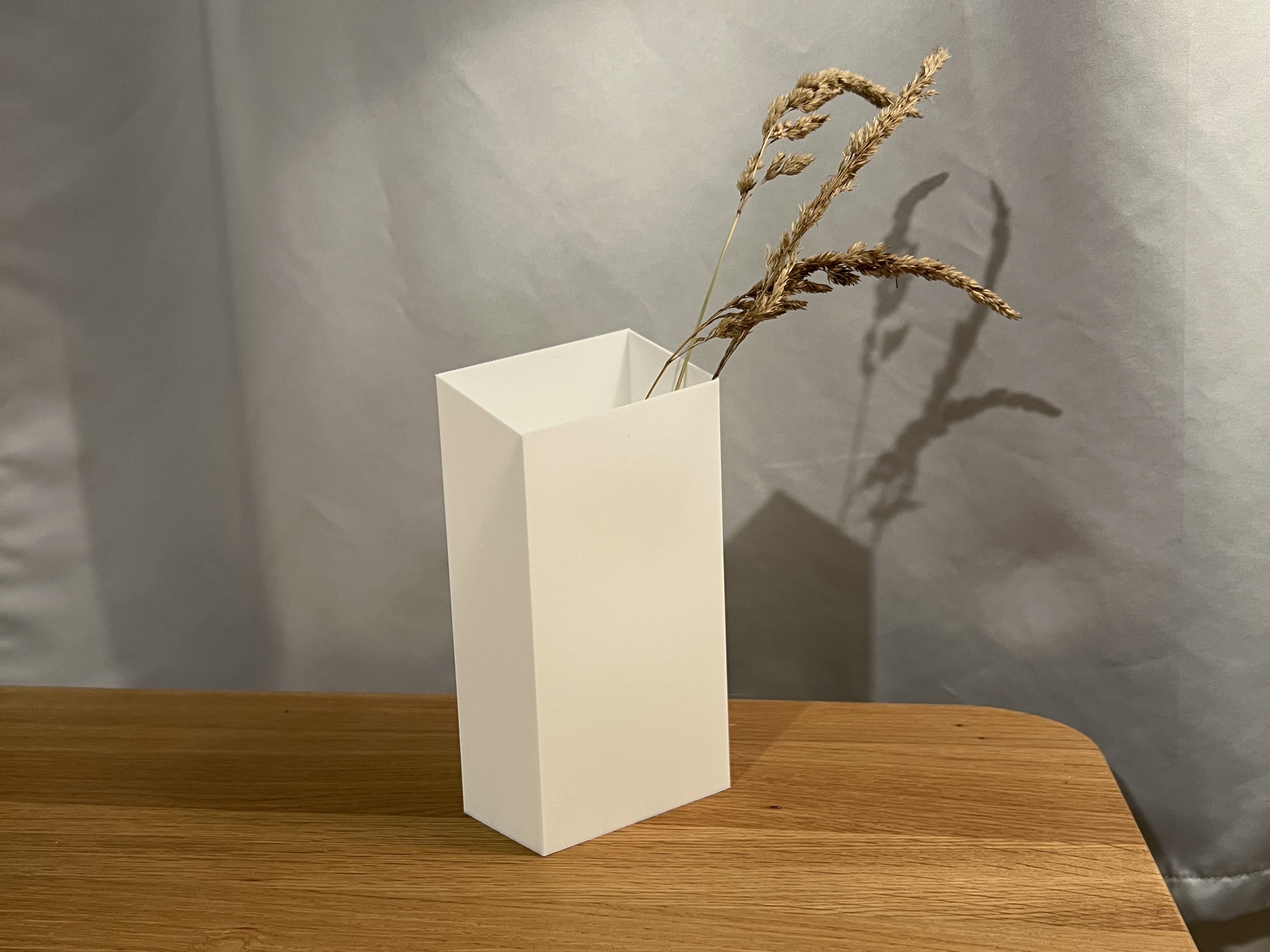 Tilted Square Vase