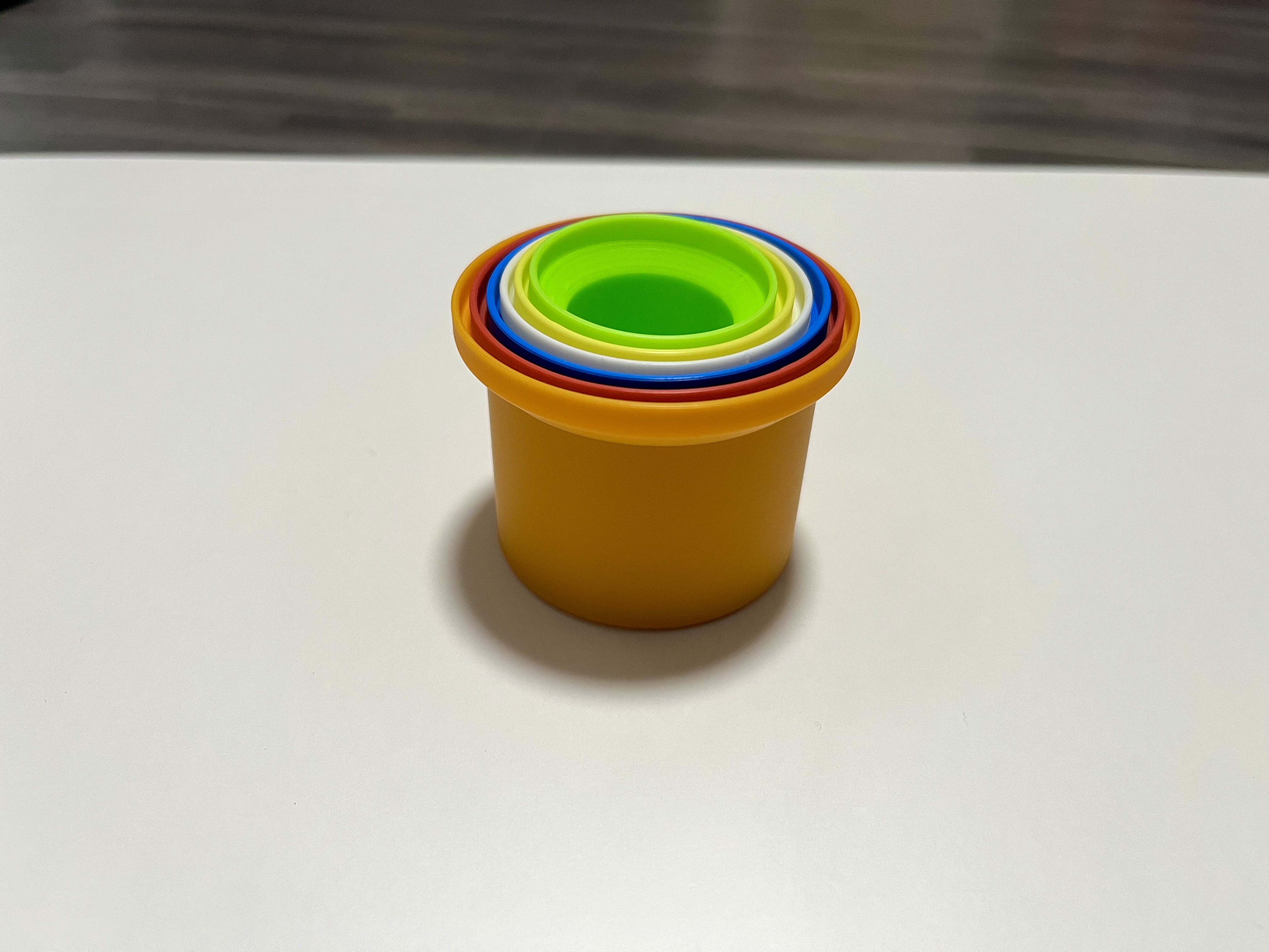 Stackable Bath Cups by Peter H. | Download free STL model | Printables.com