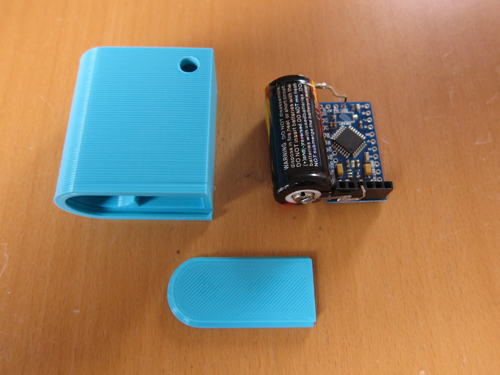 Arduino + 16340 Battery Case by Sebastian | Download free STL model ...