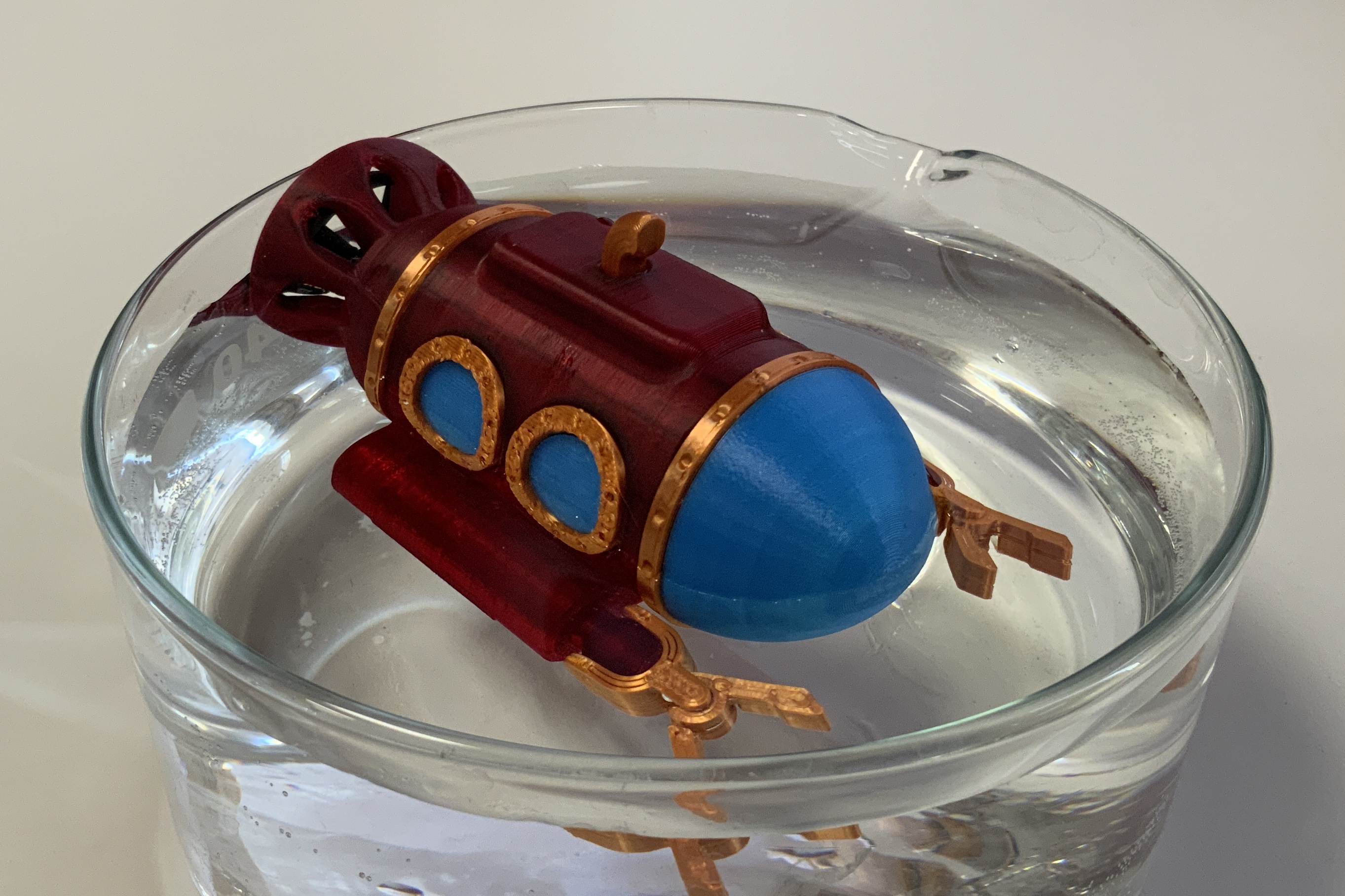 Floating Submarine - articulated - multi part