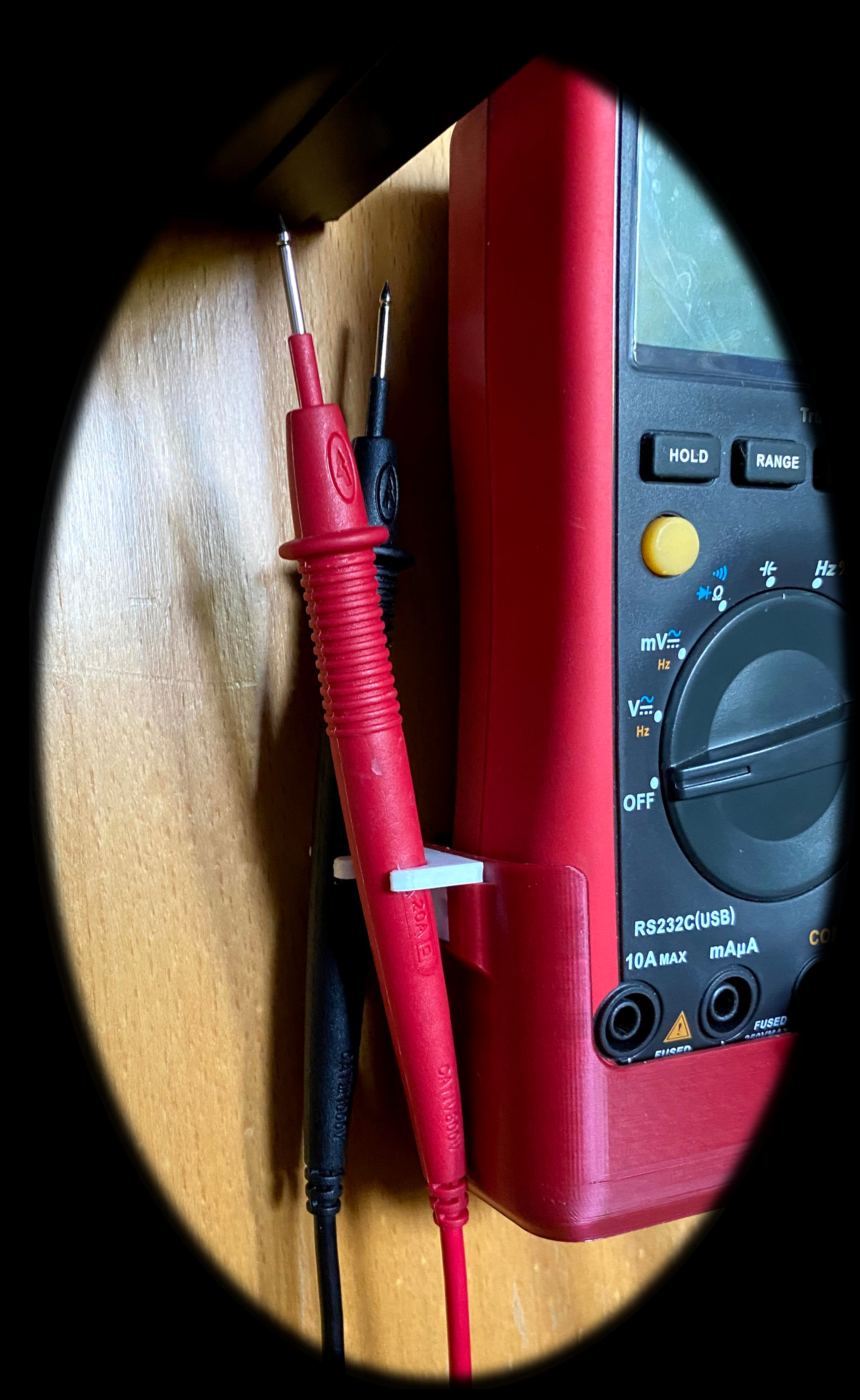 Multimeter holder by Kamil Download free STL model