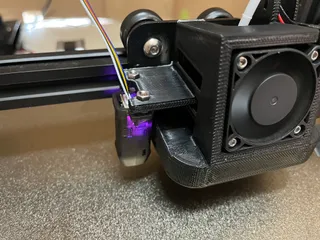 Ender 3 fan duct with CR touch mount