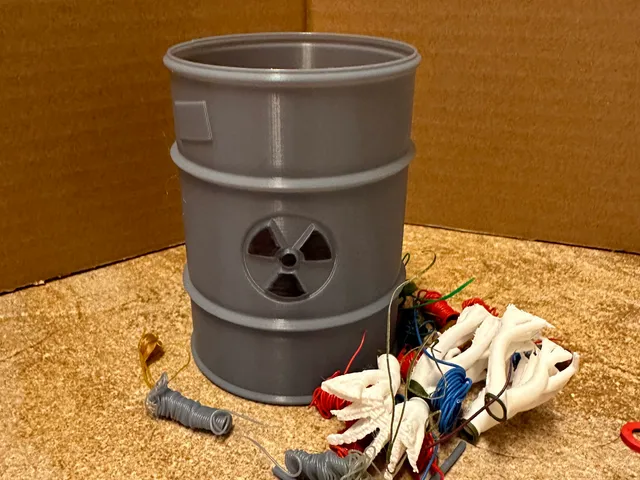 Nuclear Waste Barrel